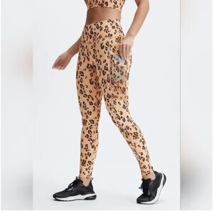Fabletics Leopard Print Leggings NWOT